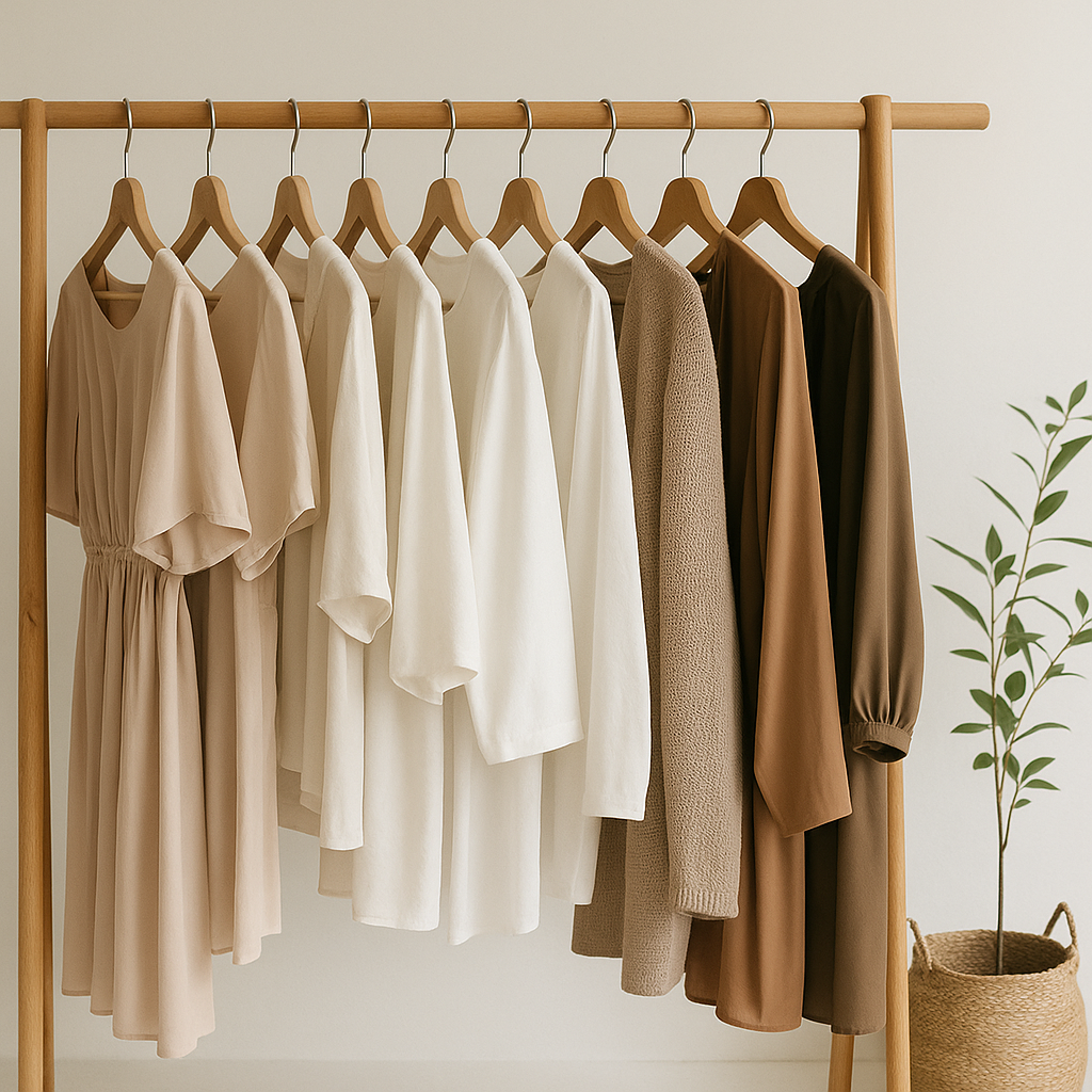 Clothing Rack Neutral Palette